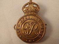 Gradia Militaria - Royal Military College Officer Cadets Brass Cap badge