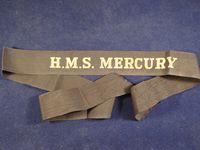 Gradia Militaria - H.M.S Mercury Cap Tally