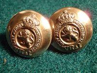 Gradia Militaria - Pair V/R East Africa Protectorate Epaulette Buttons