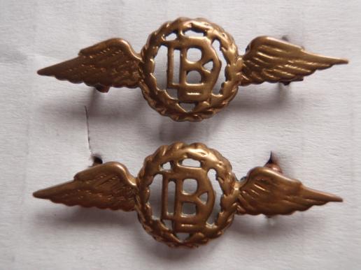 Gradia Militaria - R.A.F Dental Branch Brass Collar Badges