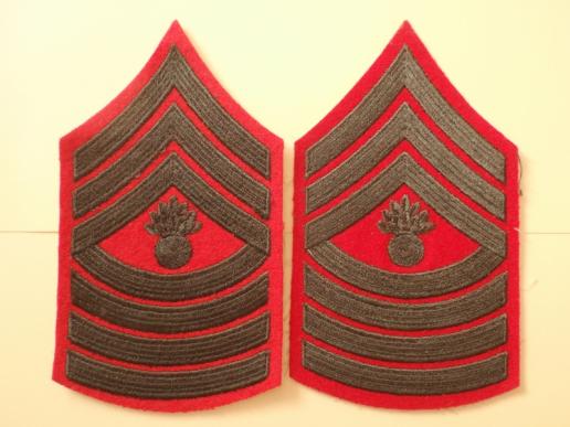 Gradia Militaria - U.S.M.C Master Gunnery Sergeant Stripes