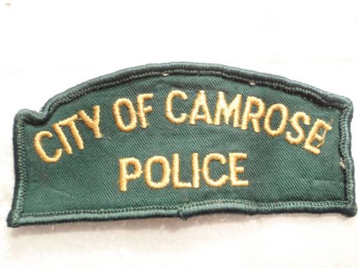 Gradia Militaria - City of Camrose Police Shoulder Title