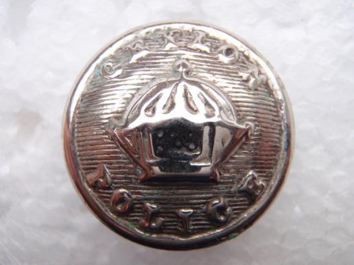 Gradia Militaria - Ceylon Police Chrome Button