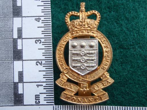 Gradia Militaria - R.A.O.C Q/C Cap Badge