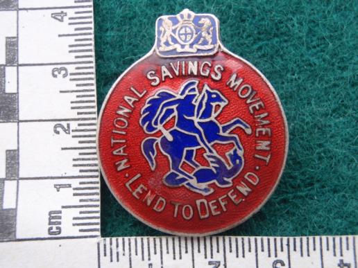 Gradia Militaria - WW2 National Saving Movement Lapel Badge
