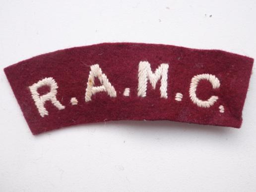 Gradia Militaria - WW2 R.A.M.C Shoulder Title
