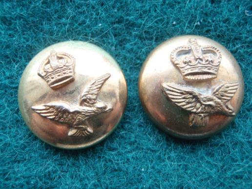 Gradia Militaria - K/C & Q/C RAF Officers Gilt Buttons