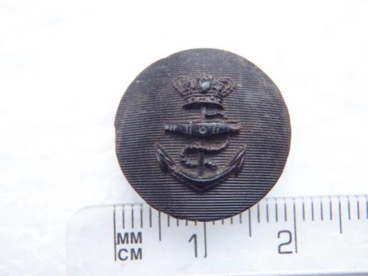 Gradia Militaria - 1879 Royal Navy Seamans Black Button