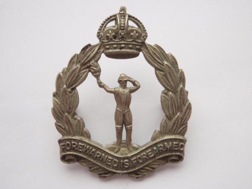 Gradia Militaria - WW2 Royal Observer Corps Cap Badge