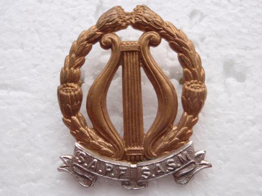 Gradia Militaria - S.A Army band b/m Cap Badge