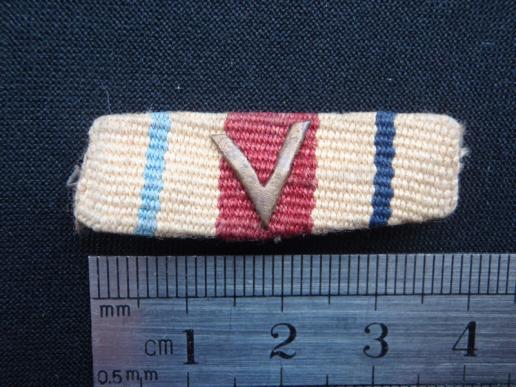 Gradia Militaria - Africa Star 'V' (Victory) POlish Worn Ribbon