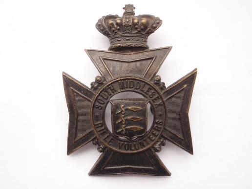 Gradia Militaria - 2nd South Middlesex Rifle Volunteers Shako Plate