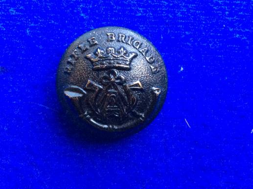 Gradia Militaria - The Rifle Brigade blackened brass button