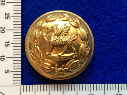 Gradia Militaria - Post 1881=The South Wales Borderers Gilt Button