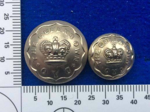 Gradia Militaria - QVC The Queens Own O.Y.C Buttons