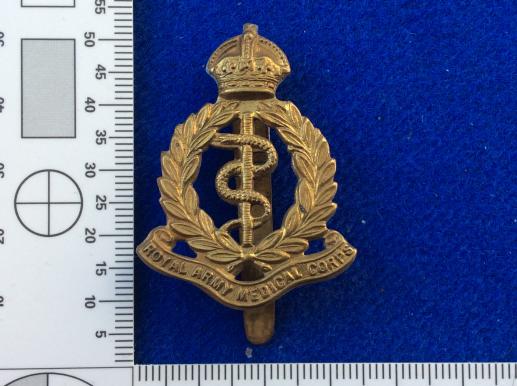 Gradia Militaria - Post 1902 R.A.M.C all brass O.Rs Cap Badge