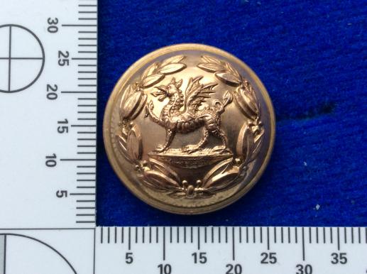 Gradia Militaria - Post 1881 South Wales Borderers Officers Gilt Button