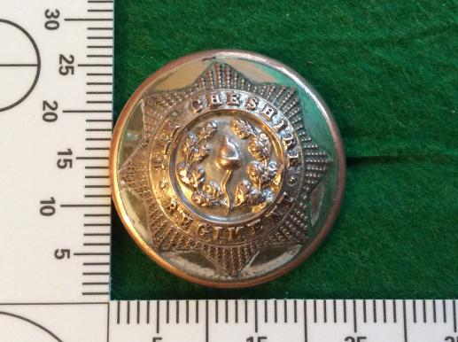 Gradia Militaria - Post 1881 The Cheshire Regiment Militia/ Volunteer Button