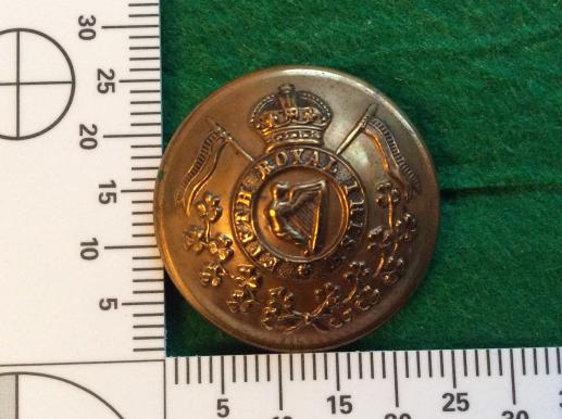 Gradia Militaria - Post 1902 Fifth Royal Irish Brass Button