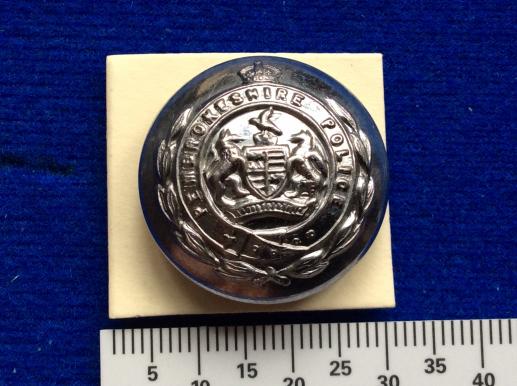 Gradia Militaria - K/C Pembrokeshire Police Tunic Button