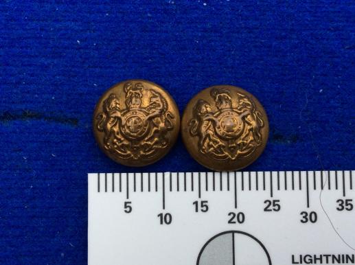 Gradia Militaria - WW1/2 General Service Hat or Cap Buttons, 12mm size