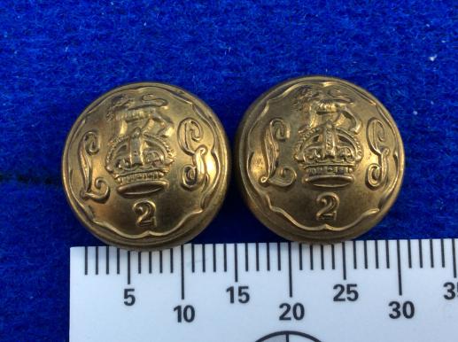 Gradia Militaria - 2nd Life Guards Buttons