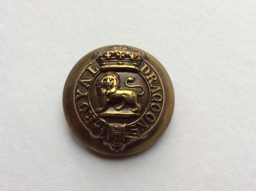 Gradia Militaria - QVC ROYAL DRAGOONS Other Ranks Brass Button