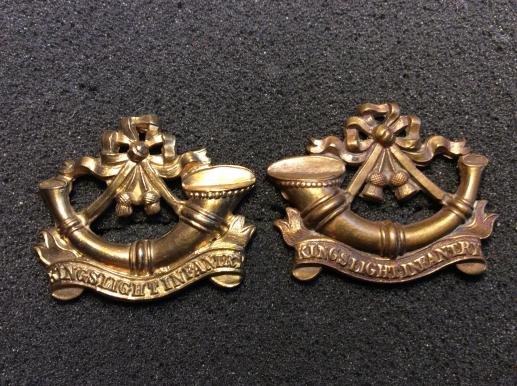 Gradia Militaria - The Kings Shropshire Light Infantry 1881-1882 Collars