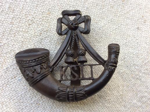 Gradia Militaria - K.S.L.I ( Kings Shropshire Light Infantry) OSD Cap badge