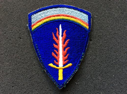 Gradia Militaria - Post War SHEAF Patch, removed from uniform