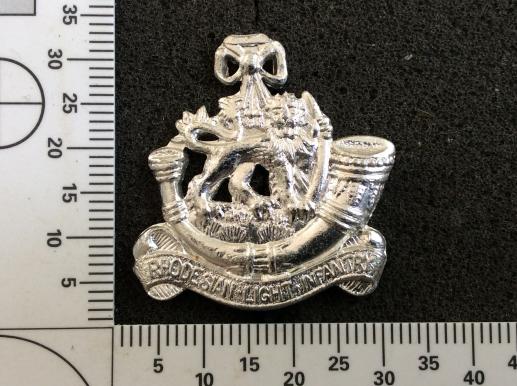 Gradia Militaria - Rhodesian Light Infantry Anodised Collar Badge