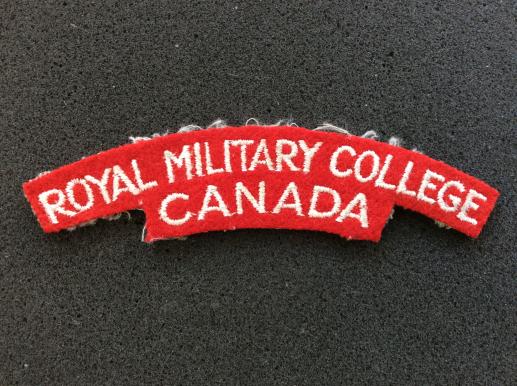 Gradia Militaria - ROYAL MILITARY COLLEGE CANADA Shoulder Title