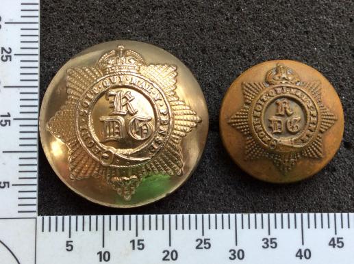 Gradia Militaria - Post 1902 1st Kings Dragoon Guards Buttons