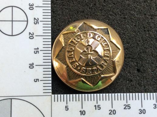 Gradia Militaria - Post 1855 The 4th Royal Irish Dragoon Guards Button
