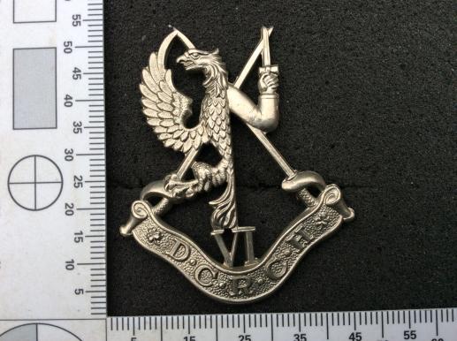 Gradia Militaria - WW2 6th Duke Of Connaughts Royal Canadian Hussars Cap badge