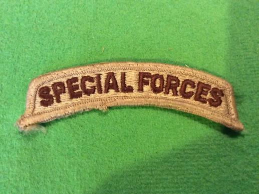 Gradia Militaria - US Army SPECIAL FORCES desert pattern Shoulder title