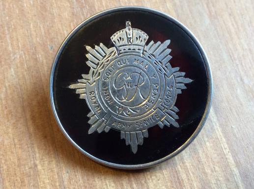 Gradia Militaria - 1939 dated R.A.S.C Tortoise shell & Silver Sweetheart