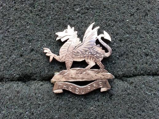 Gradia Militaria - The Buffs , Royal East Kent Regiment gold/silver Sweetheart