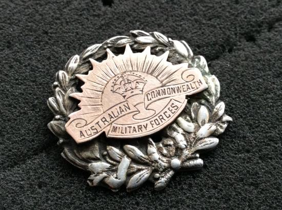 Gradia Militaria - WW1Australian Commonwealth Military Forces (AIF) Sweetheart