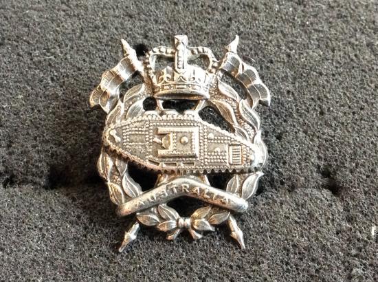 Gradia Militaria - Australian Armoured Corps Collar Badge circa 1953-60s