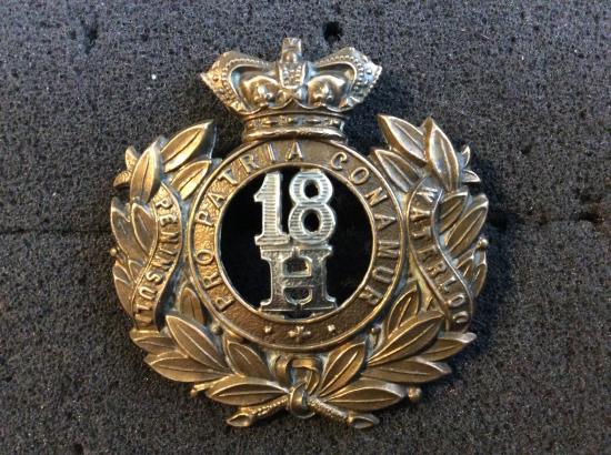 Gradia Militaria - Victorian 18th Hussars ORs Cap badge