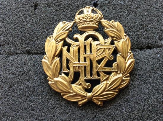 Gradia Militaria - WW2 R.Z.N.A.F brass Other Ranks Cap badge