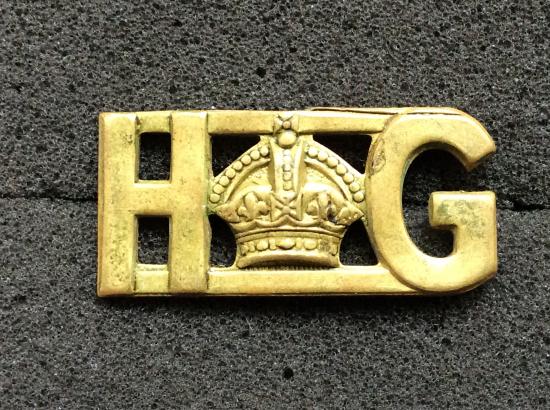 Gradia Militaria - New Zealand H.G ( Home Guard) Brass Cap badge
