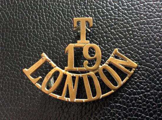 Gradia Militaria - T/16/LONDON ( 16th County Of London) Shoulder title