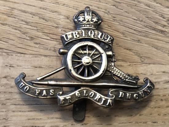 Gradia Militaria - WW1/2 Royal Artillery Other Ranks brass cap badge