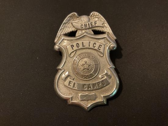 Gradia Militaria - El Campo State of Texas Police Chief breast badge