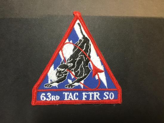 Gradia Militaria - U.S.A.F 63rd TAC FTR SQ patch