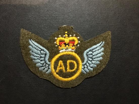Gradia Militaria - Post 1952 A.D (Air Despatches) trade badge