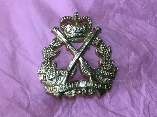 Gradia Militaria - Royal Australian Infantry Corps anodised cap badge