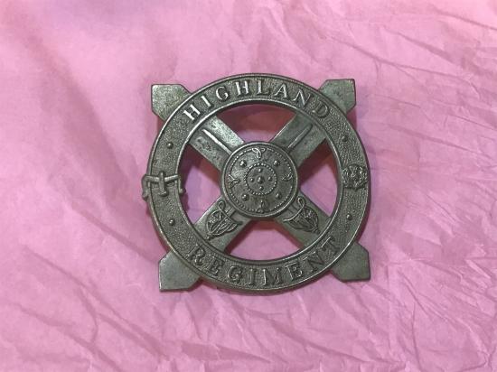 Gradia Militaria - WW2 The highland regiment cap badge